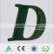 full color shop front decoration alphabetical blister plastic letter