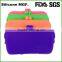  women clutch wallet custom silicone cosmetic metal clip bag