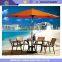 Grass Usage Olefin Fabric Hotel Wooden Big Parasol