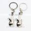 Fashion Keychain Mini Guitar Key Ring Keyring Chain Crystal Cute Gadgets