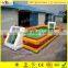 2015 Hot sale Kids entertaiment customized inflatable soccer arena pitch for sale