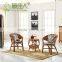 Hotsale Rattan Cane Wood Living Room bentwood chairs and tables Set