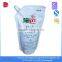 Reusable Plastic Liquid Stand up Pouch With Spout for Food, Juice, Drink, Liquid Detergent