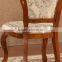 Foshan Homely Furniture Antique Carved Solid Wood Backed Chair