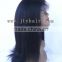 Hot Beauty Ponytail Style 20" #1B Yaki Straight, Natural Hairline, Peruvian Hair full lace wig