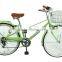 cheap 24 inch city bike for lady / 6 speed bicycles