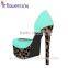 Custom design dress shoes extreme High Heels