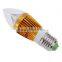 Golden E27 6W 8W 10W LED Candle Light Bulb for Wall Chandelier Lamp Spotlight High Power 270 degree AC85-265V