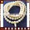 Wholesale natural white tridacna stone round loose beads for bracelet