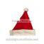 plush santa claus hat/2015 christmas plush father hats/plush santa hat