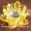 wedding gift colorful 3d beautiful crystal lotus