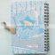 spiral hardcover diary lock and key