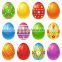 customized food grade painted easter eggs for packing candy