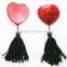 Medical Silicone Breathable Red Sequin Pasties And Tassels