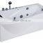 SUNZOOM UPC/cUPC certified corner air bubble bathtub, corner air jet bathtub, massage tub