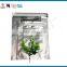 Aluminium foil bag one side clear one side foil pouch with zipper