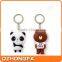 China Wholesale Promotional Panda Rubber Keychain
