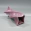 Starfish pink irregular ceramic vase