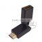 Rotable 360 degree Swivel HDMI Male -Female adapter