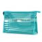 Korean Waterproof PVC Stripe Cosmetic bag