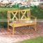 Outdoor Teak wood benches for pool beach