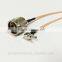 RG316 Cable 15cm with N Male Connector Switch CRC9 Male Right Angle Connector