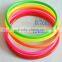 5 colors solid plastic o rings , ID4-33cm thinckness0.7cm PE o sings