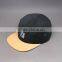 WHOLESALE SUEDE FLAT BRIM FLORAL 5 PANEL HATS CUSTOM