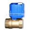 brass electric valve with manual override function for motor house, 2 wires, DC9-24V