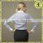 Formal Business Tucked-in Indian Pinstripe Female Shirt