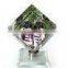 360 rotate crystal cube photo frame