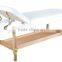 Stationary Wooden Massage Table With PU/PVC Leather