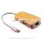New 2 ports usb hub usb 3.1 type C hub with 1 port RJ45 Gigabit Ethernet Lan Adapter 10/100/1000 Mbps