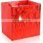 I Love YOU Paper Bag bright red color with Gold red printed