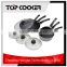 Aluminium forged marbel coated china products cookware set