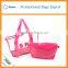 Wholesale mesh cosmetic bags transparent PVC beach bag