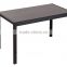 metal frame restaurant dining table mdf dining table