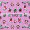Christmas Nail Art Transfer Stickers 3D Style Manicure Tips Decal Decoration