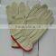 Cow split with double palm leather glove safety working glove