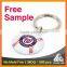 Free Sample_metal two sided baseball personalized key ring