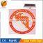 Solar traffic signs for attention to signal light sign