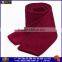 Fashion slim plain men knitted tie 100%polyester necktie