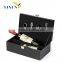 Luxury brown PU leather gift box packaging/ wine box wholesale