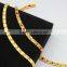 Popular jewelry for man with 5 in 1 element gold chain necklace