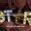 vintage art words channel led letter light room and wedding marquee letters