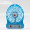2016 Promotional Mini USB Portable Charging Fan With Led Torch