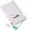 usb cable bulit-in super portable credit card power bank 3000mah