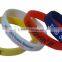 Rio 2016 olympic silicone bracelet for custom