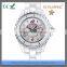 FS FLOWER - shining white ceramic lady watch