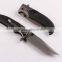 OEM black G10 handle 440 folding camping knife